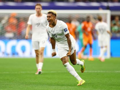 أنطونيو نوسا لاعب النرويج يحتفل بهدفه في مرمى كوت ديفوار في كأس العالم - 30 يونيو 2026 - Reuters