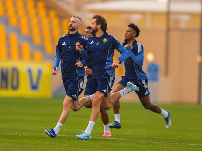 خلال تدريب للنصر - 6 مارس 2026 - X/@AlNassrFC