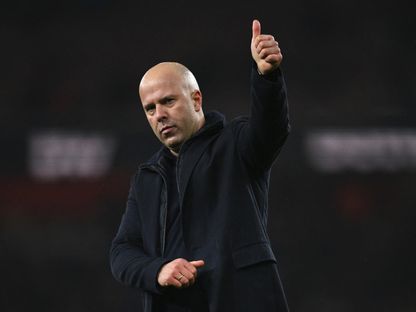 مدرب ليفربول آرني سلوت بعد مباراة ضد أرسنال - 8 يناير 2026 - REUTERS