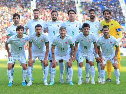 تشكيلة منتخب العراق الأساسية خلال مباراة الكويت - 30 ديسمبر 2022  - twitter/@IRAQFA 