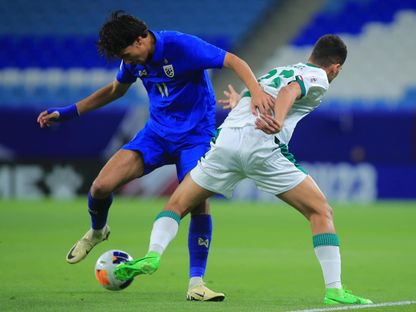 من مواجهة العراق وتايلاند في كأس آسيا تحت 23 عاماً - 16 أبريل 2024 - Fb/@Iraq Football Association