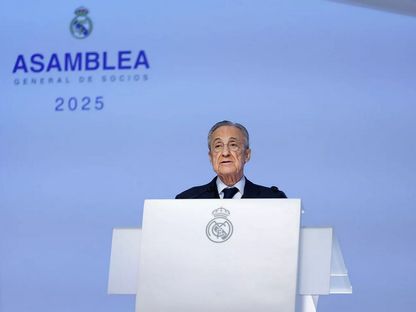 فلورنتينو بيريز يلقي خطاباً أمام الجمعية العامة لأعضاء ريال مدريد - 23 نوفمبر 2025 - realmadrid.com