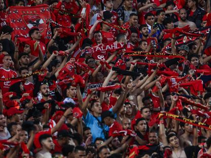 جانب من حضور جمهور الأهلي في مباراة الاتحاد السكندري بالدوري المصري - 22 أكتوبر 2025 - FB/@Al Ahly SC