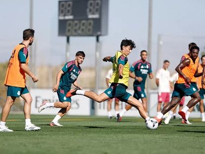 الوافد الجديد سيرخيو مارتينيز في تدريبات ريال مدريد - 3 سبتمبر 2026 - X@realmadrid