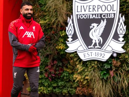 محمد صلاح في تدريبات ليفربول قبل مواجهة نوتنغهام فورست بالدوري الإنجليزي - 18 فبراير 2026 - X@LFC