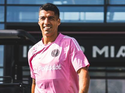 لويس سواريز خلال استعدادات إنتر ميامي لمونديال الأندية - 10 يونيو 2025 - x@InterMiamiCF