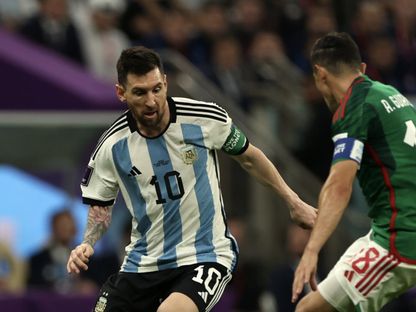 ليونيل ميسي في مباراة الأرجنتين والمكسيك في مونديال قطر 26-11-2022 - Getty
