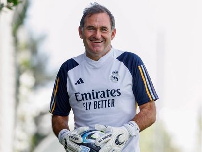 لويس لوبيز مدرب حراس ريال مدريد - 12 يوليو 2023 - IG/atezaincoach