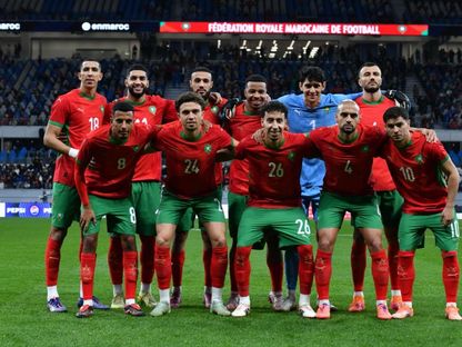 لاعبو منتخب المغرب قبل مواجهة أوغندا ودياً - 18 نوفمبر 2025 - www.frmf.ma