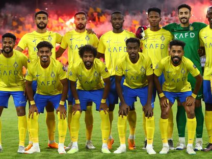 تشكيلة النصر قبل مباراته ضد الشباب في كأس الملك سلمان - 28 يوليو 2023 - Twitter/@AlNassrFC