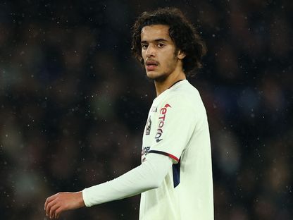 أيوب بوعدي خلال مباراة باريس سان جيرمان وليل بالدوري الفرنسي - 16 يناير 2026 - Reuters