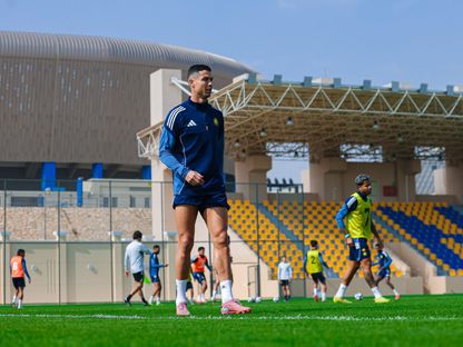 كريتستيانو رونالدو في تدريبات النصر - 21 ديسمبر 2025 - X/@AlNassrFC