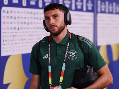 فارس غجيميس قبل مباراة الجزائر والأرجنتين بكأس العالم - 17 يونيو 2026 - Reuters
