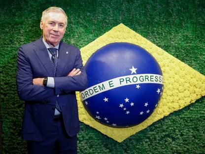 مدرب البرازيل كارلو أنشيلوتي في مقر الاتحاد البرازيلي لكرة القدم - 14 مايو 2026 - Rafael Ribeiro/CBF