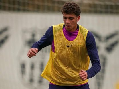 حمزة عبد الكريم في أول تدريب له مع برشلونة - 4 فبراير 2026 - Barcelona/web