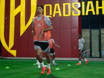 تيجاني ريندرز نجم القادسية خلال تدريب - 19 أغسطس 2026 - X/@Alqadsiah