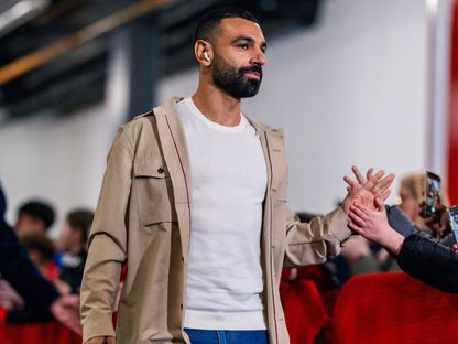 محمد صلاح يصل ملعب أنفيلد قبل مباراة ليفربول ضد وست هام - 28 فبراير 2026 - X/@LFC