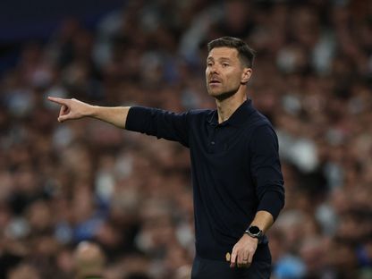 تشابي ألونسو من مباراة ريال مدريد ويوفنتوس بدوري أبطال أوروبا - 22 أكتوبر 2025 - Reuters