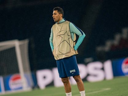 رودري خلال تدريبات برشلونة قبل مباراة باريس سان جيرمان في دوري أبطال أوروبا - 19 أكتوبر 2026 - X/FCBarcelona_es
