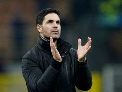 ميكيل أرتيتا بعد مباراة إنتر ميلان وأرسنال بدوري أبطال أوروبا - 20 يناير 2026 - Reuters