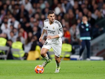 داني سيبايوس في إحدى مباريات ريال مدريد - 15 مايو 2025 - X - X/@DaniCeballos46
