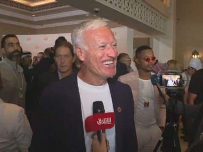 مدرب منتخب فرنسا ديدييه ديشان خلال مقابلة مع مراسلة الشرق خلال القمة العالمية للرياضة - 29 ديسمبر 2025 - الشرق
