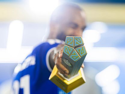 ألكسندر لاكازيت نجم نيوم بعد الفوز على الخليج بالدوري السعودي - 3 سبتمبر 2026 - X/@NEOMSportsClub