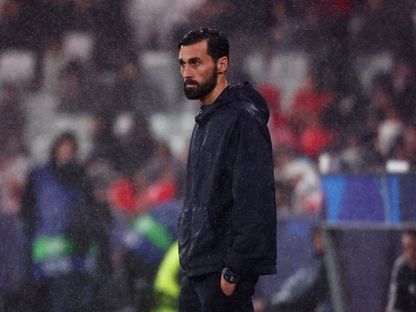 ألفارو أربيلوا خلال مباراة بنفيكا وريال مدريد بدوري أبطال أوروبا - 28 يناير 2026 - Reuters