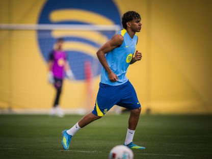 لامين يامال خلال تدريب لبرشلونة - 19 أبريل 2026 - fcbarcelona.es