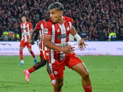 يونس البحراوي مهاجم نادي الكوكب المراكشي في مباراة أولمبيك أسفي بالدوري المغربي - 11 يونيو 2026 - FB/@KACM