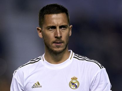 إيدين هازارد نجم فريق ريال مدريد لكرة القدم  - Getty Images 