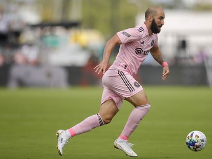 جونزالو هيجوايين لاعب إنتر ميامي الأميركي - USA TODAY Sports