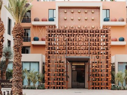 مدخل فندق "بيستانا سي آر 7 مراكش" المملوك لكريستيانو رونالدو في المغرب - pestanacr7.com