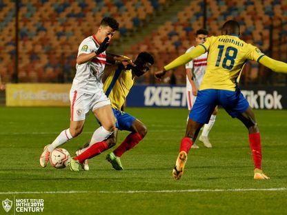 من مباراة الزمالك وبترو أتلتيكو في دوري أبطال إفريقيا - facebook.com/ZSCOfficia