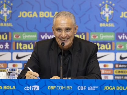 تيتي مدرب منتخب البرازيل في المؤتمر الصحفي لإعلان قائمة المنتخب - 9 سبتمبر 2022 - cbf.com.br