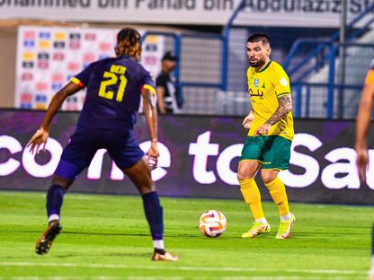 من مباراة الخليج والحزم بالدوري السعودي - 29 أغسطس 2023 - X/Khaleejclub