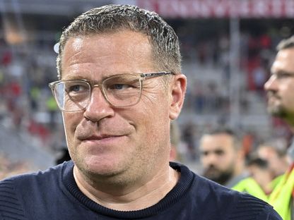 المدير الرياضي للايبزيغ ماكس إيبرل خلال مباراة ضد بايرن ميونيخ في كأس السوبر الألمانية - 12 أغسطس 2023 - dpa Picture-Alliance via AFP