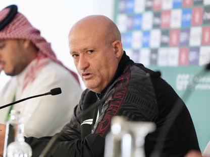 نور الدين ولد علي مدرب منتخب اليمن في المؤتمر الصحافي - 26 سبتمبر 2026 - X/@الاتحاد اليمني لكرة القدم