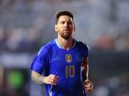 قائد المنتخب الأرجنتيني ليونيل ميسي في مواجهةبورتوريكو الودية  - 14 أكتوبر 2025 - IMAGN IMAGES via Reuters Connect