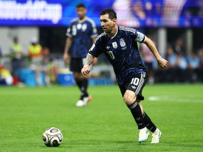 ليونيل ميسي خلال مباراة الأرجنتين وإنجلترا بنصف نهائي كأس العالم - 15 يوليو 2026 - Reuters