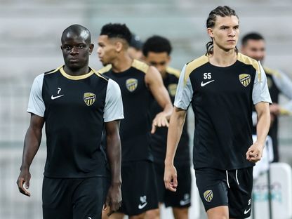 جانب من تدريبات لاعبي الاتحاد في معسكر دبي - 14 ديسمبر 2024 - X/@ittihad