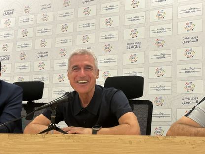 البرتغالي لويس كاسترو مدرب نادي النصر في المؤتمر الصحافي - 22 سبتمبر 2023 - X/@aawsat_spt