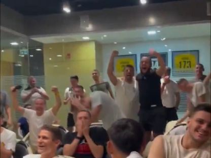 احتفالات كايرات آلماتي بعد التأكد من مواجهة ريال مدريد في دوري أبطال أوروبا - 28 أغسطس 2025 - متداول