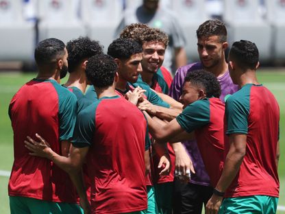 خلال تدريب للمغرب في كأس العالم - 3 يوليو 2026 - IMAGN IMAGES via Reuters