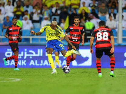 أندرسون تاليسكا لاعب النصر في مباراة الرياض بالدوري السعودي - 8 نوفمبر 2024 - X/@AlNassrFC