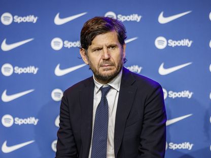 ماتيو أليماني مدير كرة القدم سابقا في نادي برشلونة - 5 أغسطس 2023 - reuters