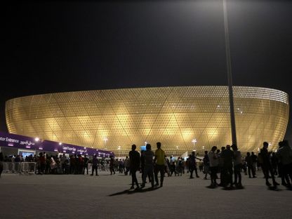 صورة خارجية لملعب لوسيل بقطر - رويترز