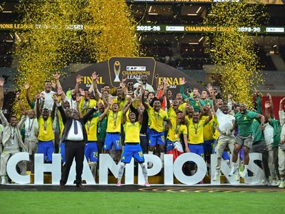 شاهد.. صنداونز يصعق الجيش الملكي ويتوج بلقب دوري أبطال إفريقيا بعد 10 سنوات
