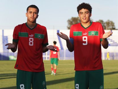 زياد باها هداف منتخب المغرب تحت 17 عاما وعبد الله وزان - X/EnMaroc