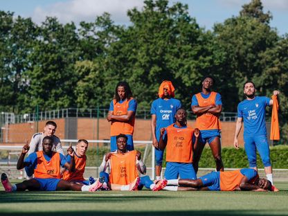 خلال تدريب لمنتخب فرنسا - 1 يونيو 2026 - X/@equipedefrance